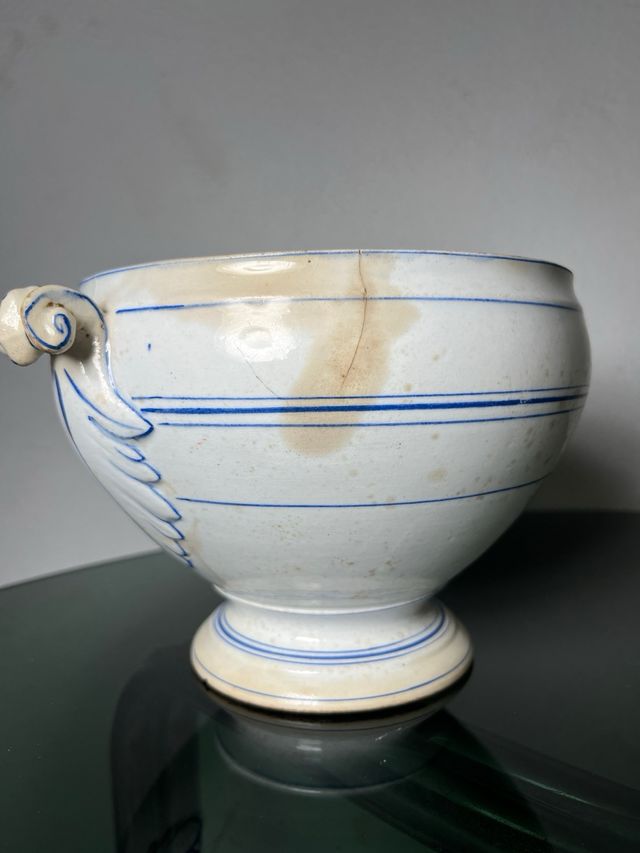 Sopera La Cartuja de Sevilla Azul siglo XIX