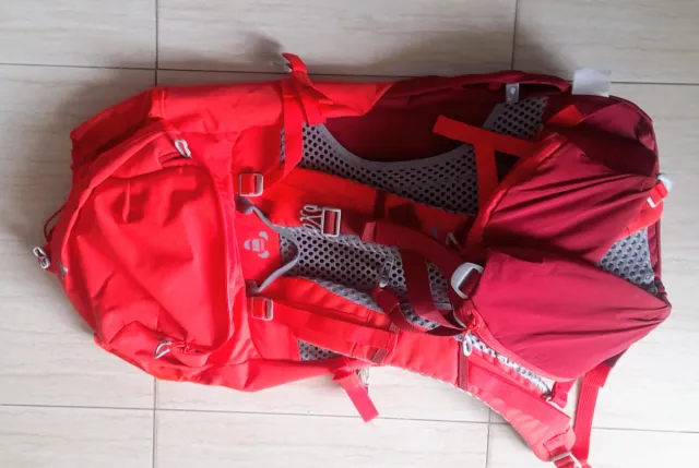 Mochila Quechua 20L Montaña Naranja/Roja