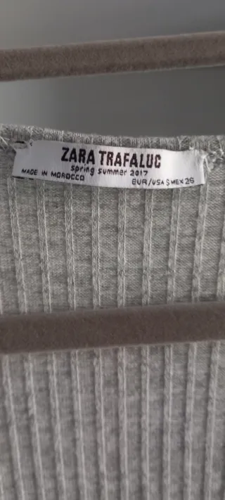 Mono Zara punto volantes talla S