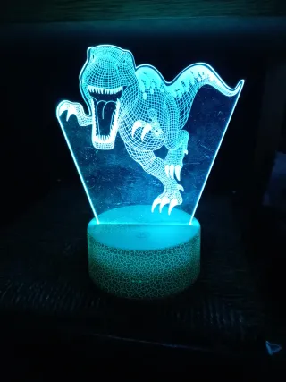 Lámpara LED Dinosaurio