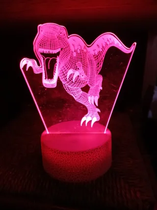 Lámpara LED Dinosaurio