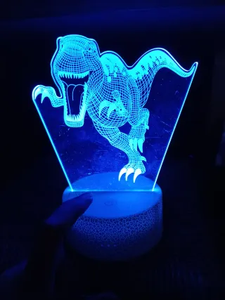 Lámpara LED Dinosaurio