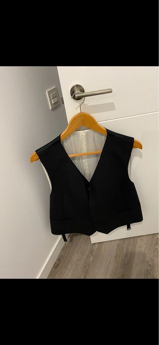 Lote 2 chalecos gris marengo y azul