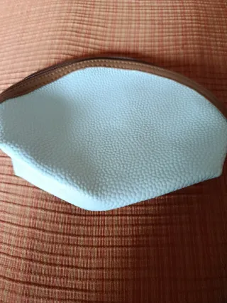 Monedero mujer blanco y marrón