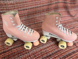 Patines Oxelo Quad 100 Rosa