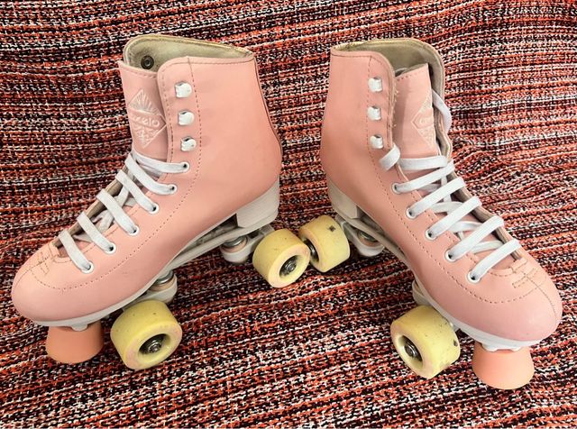 Patines Oxelo Quad 100 Rosa