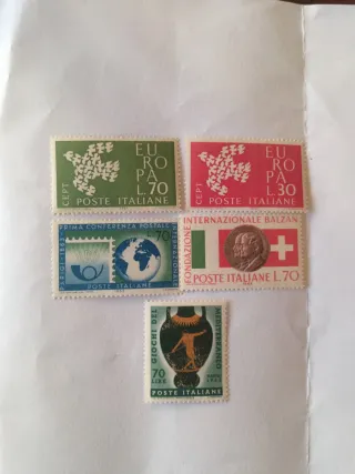 Francobolli Italiani 1961-1962