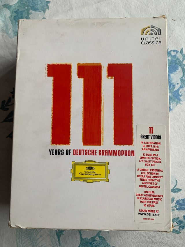 Colección DVDs 111 Años Deutsche Grammophon
