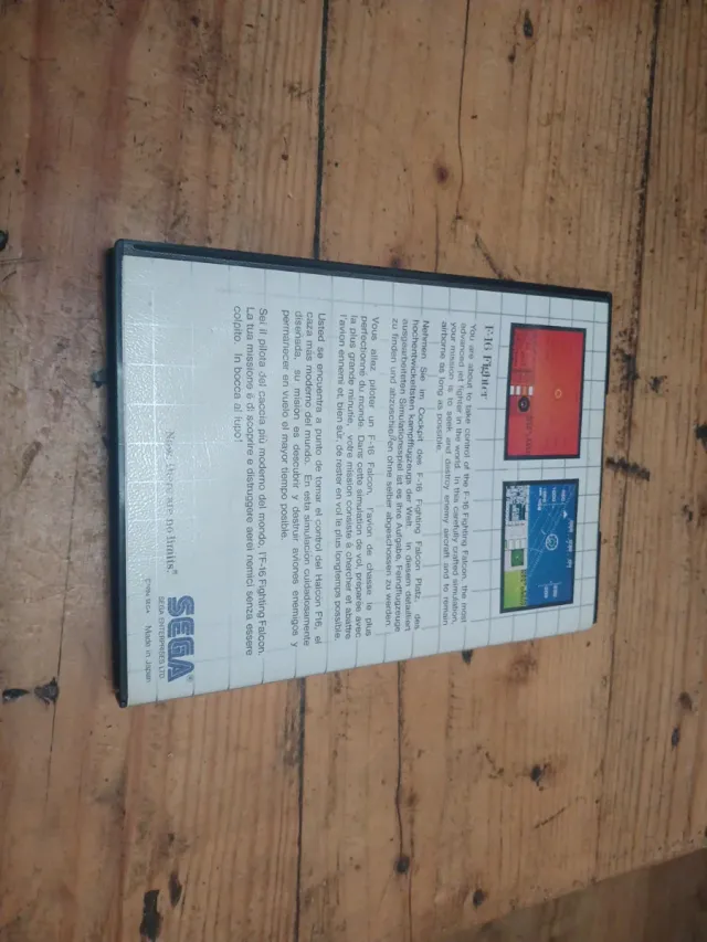 F-16 Fighter The Sega Card Mast