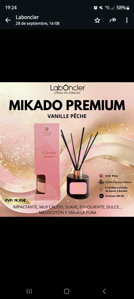 Perfumes dupes .mikados 3 meses de duración