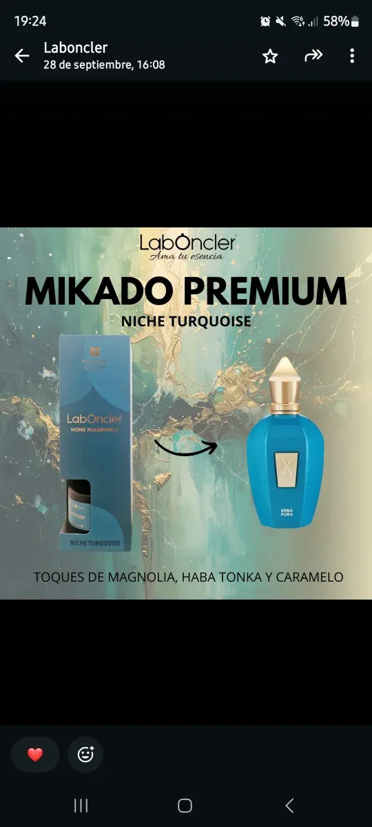 Perfumes dupes .mikados 3 meses de duración