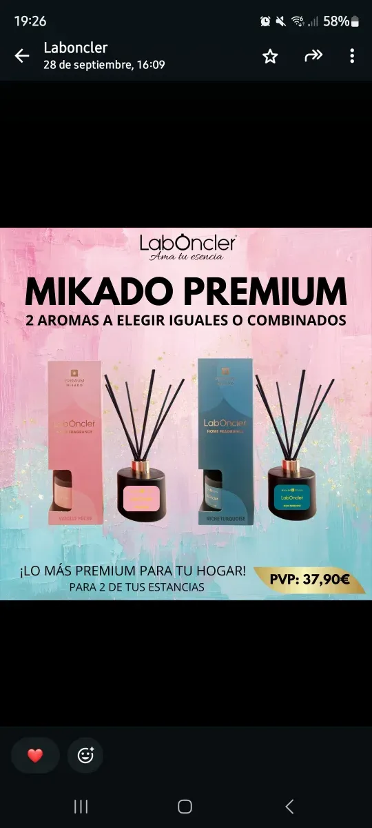 Perfumes dupes .mikados 3 meses de duración