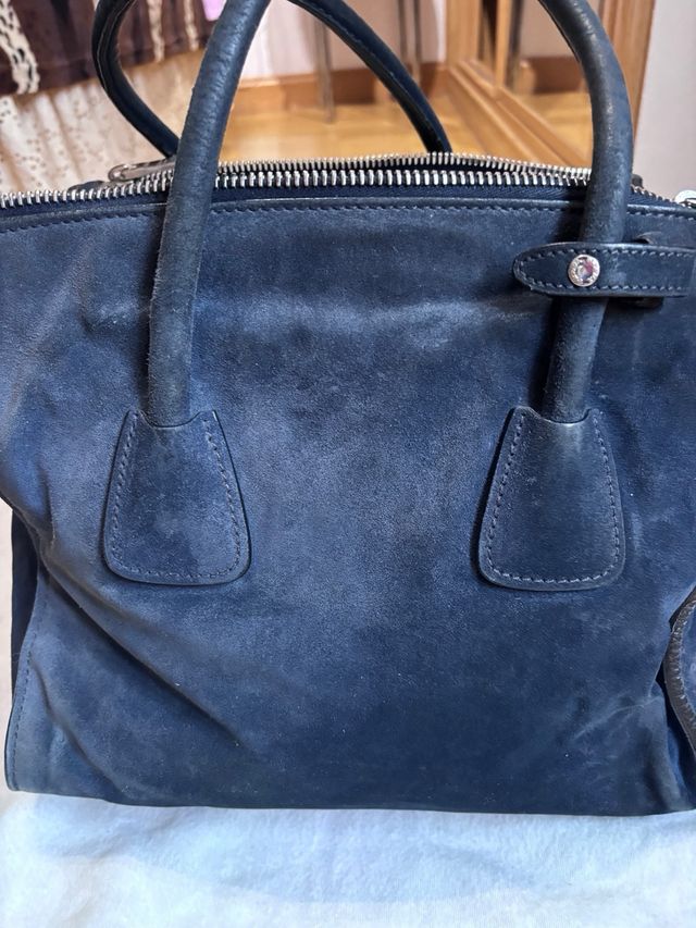 Bolso Prada Piel Azul