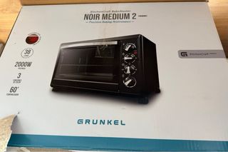 Horno Eléctrico Grunkel Noir 38L 2000W