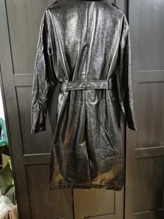 Gabardina negra fiesta hombre Talla s