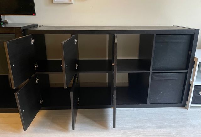 Estante Kallax IKEA Preta