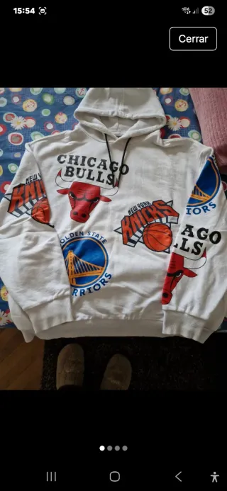 Sudadera NBA Chicago Bulls Warriors Knicks