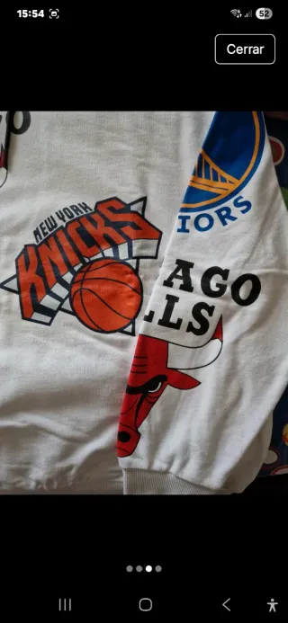 Sudadera NBA Chicago Bulls Warriors Knicks