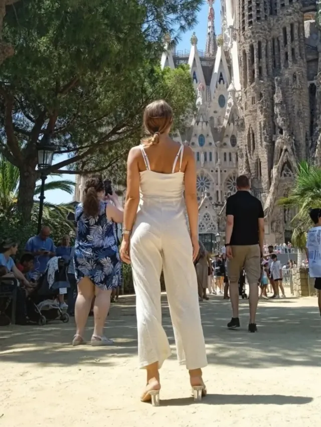 Mono elegante beige talla XS