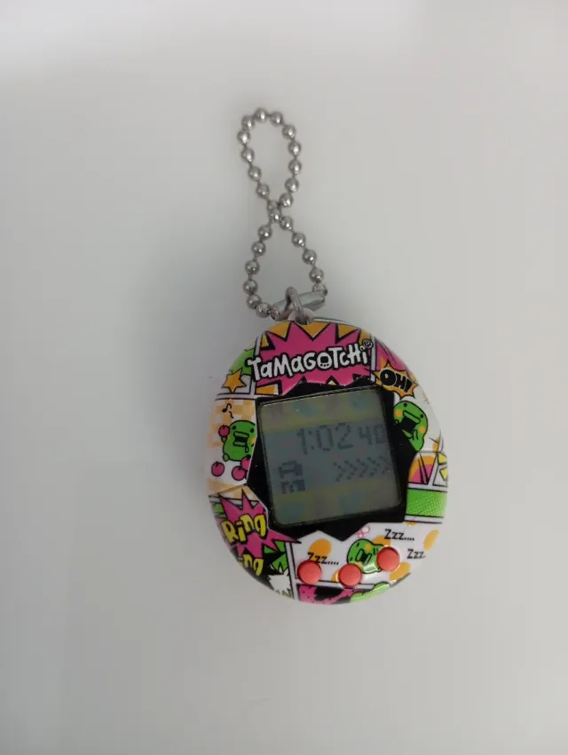 Tamagotchi con llavero