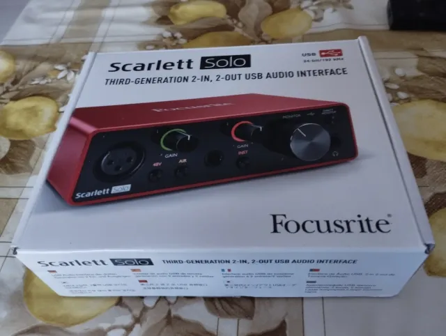 Focusrite Scarlett Solo 3rd Gen Interfaz