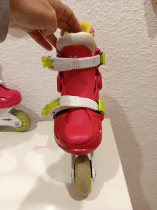 Patines en línea para niña, talla ajustable