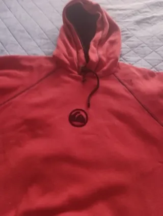 Sudadera Quiksilver Roja Chico