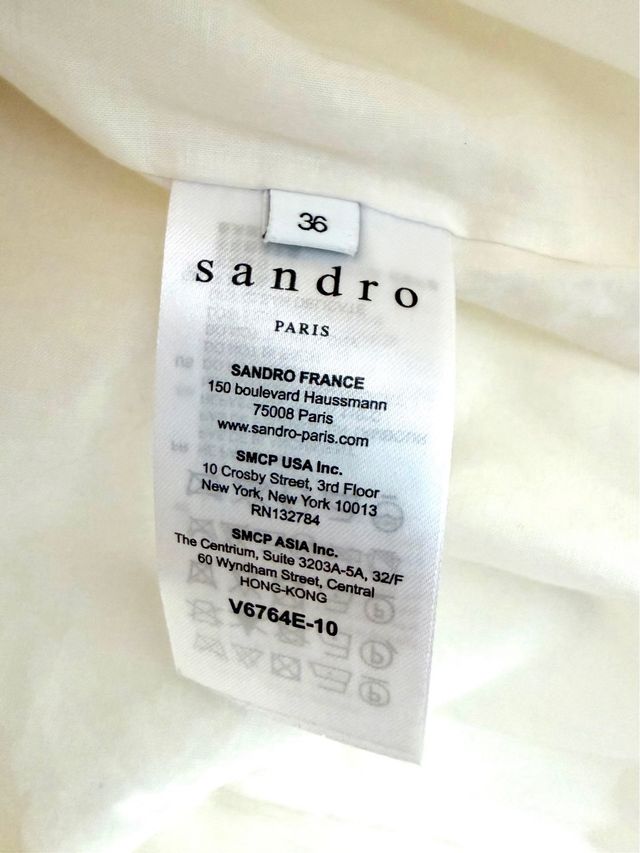Chaqueta Sandro Blanca