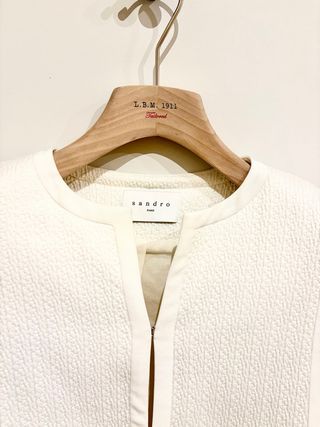 Chaqueta Sandro Blanca