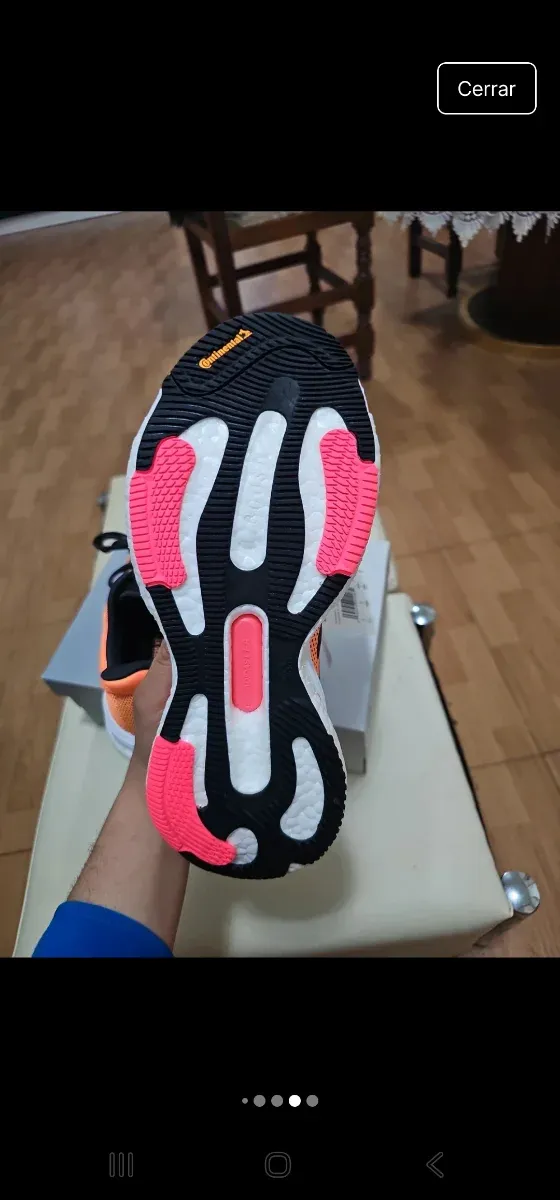 Zapatillas Adidas Naranja y Negro