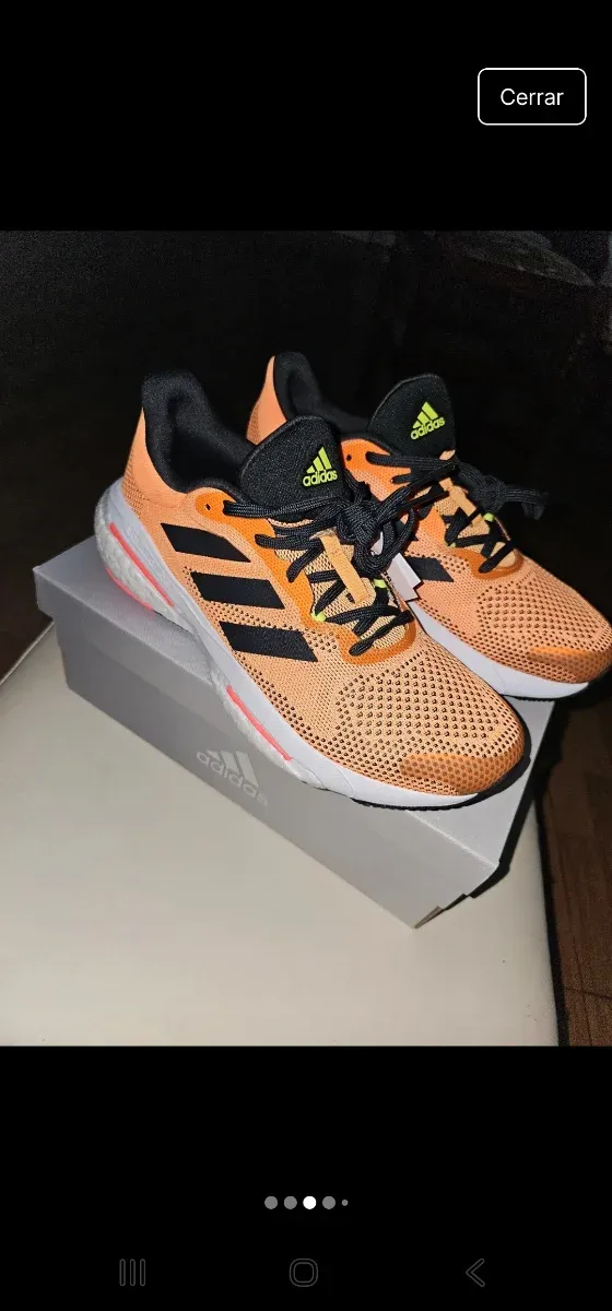 Zapatillas Adidas Naranja y Negro