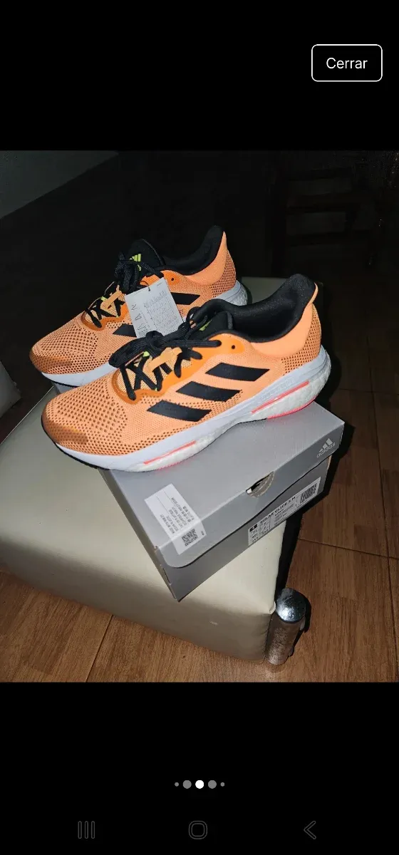 Zapatillas Adidas Naranja y Negro