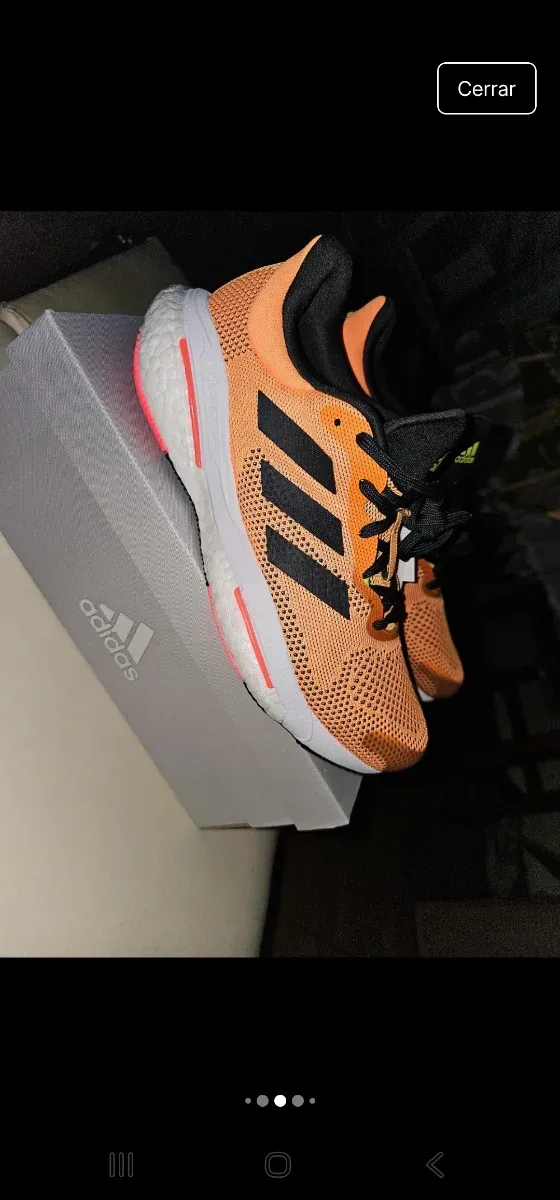 Zapatillas Adidas Naranja y Negro