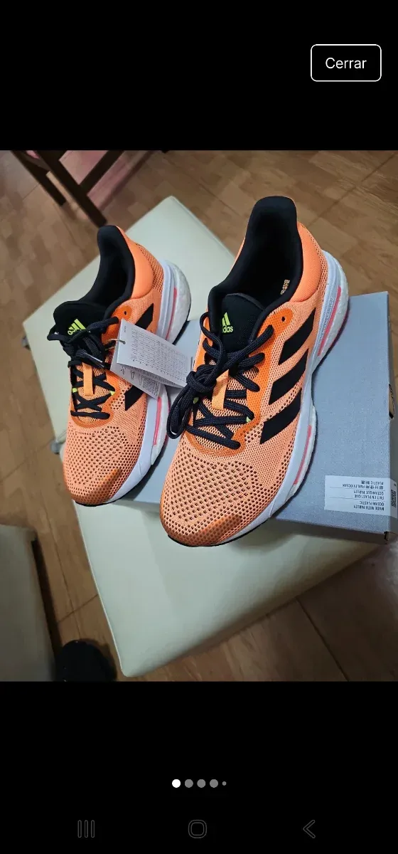 Zapatillas Adidas Naranja y Negro