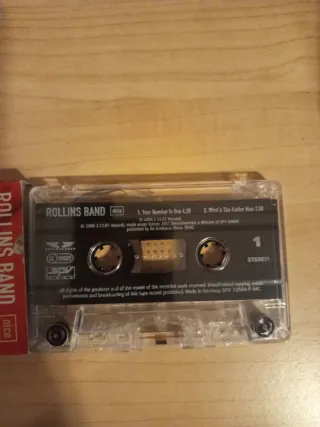 Rollins Band Nice Cassette