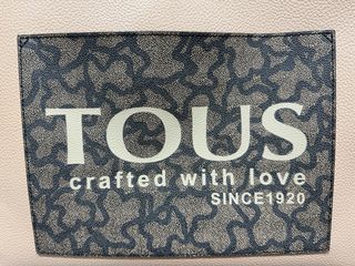 Bolso tote Tous beige y marrón