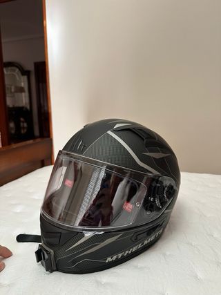 Casco Moto Mthelmets Negro