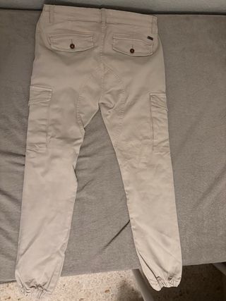 Pantalón cargo beige hombre/niño