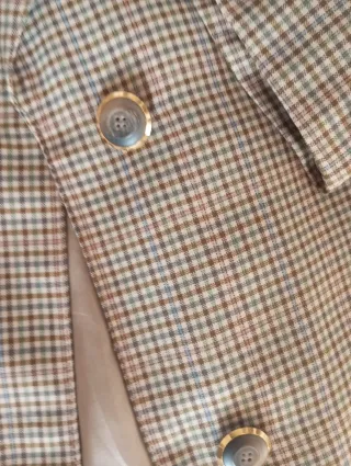 Blazer donna vintage a quadri