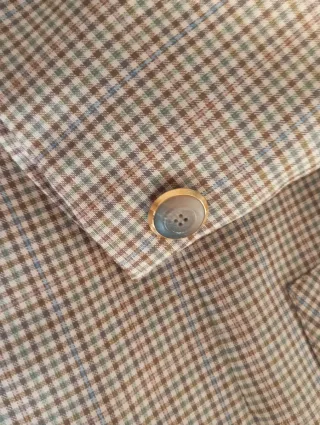 Blazer donna vintage a quadri