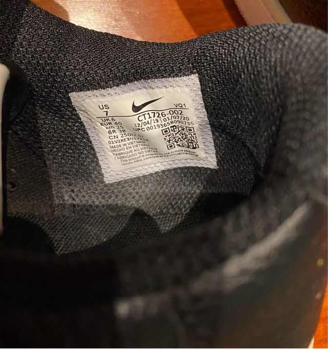 Zapatillas Nike Court Vintage Premium Negras