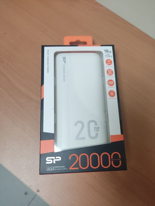 SP Power Bank 20000mAh Carga Rápida