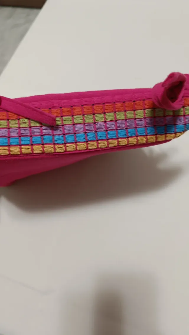 Portapane tessuto multicolore