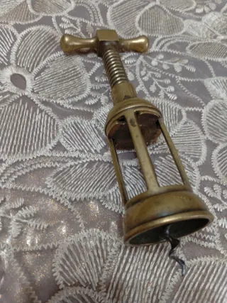 Cavatappi ottone antico vintage