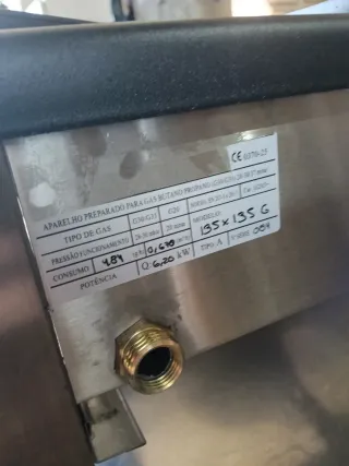 Cocina a gas 2 fuegos