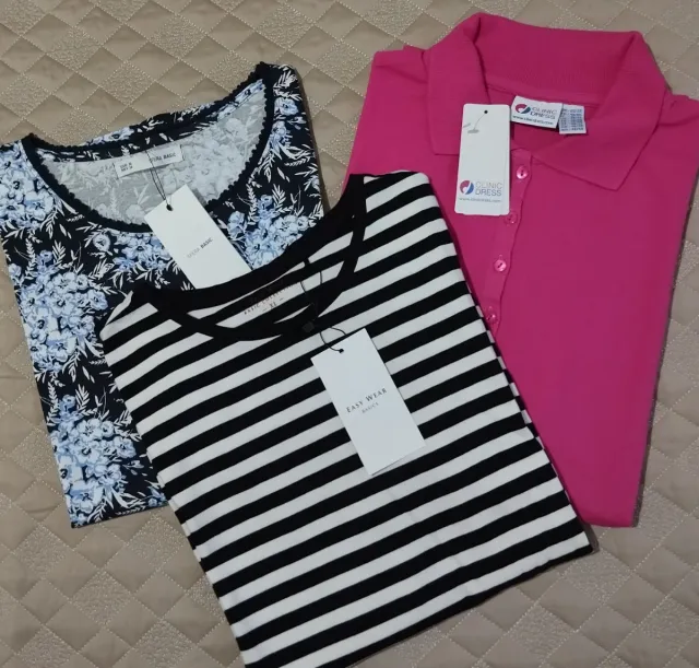 Lote 3 Camisetas Mujer Talla XL