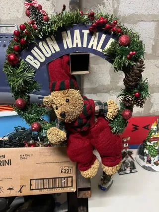 Addobbi Natale Orsetto Buon Natal