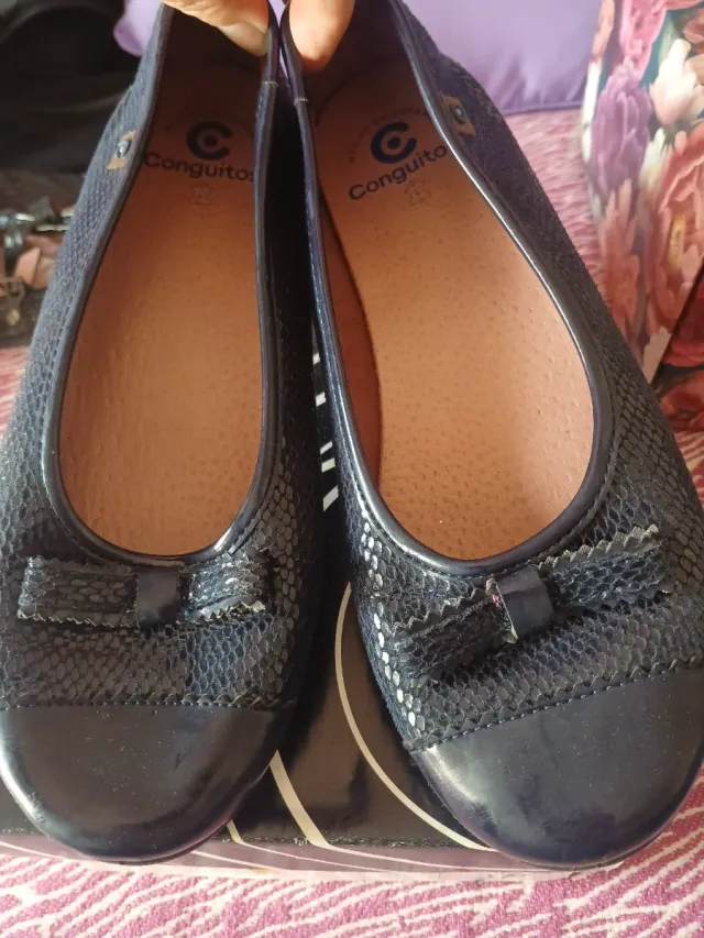 Manoleras Conguitos Azul Marino número 34