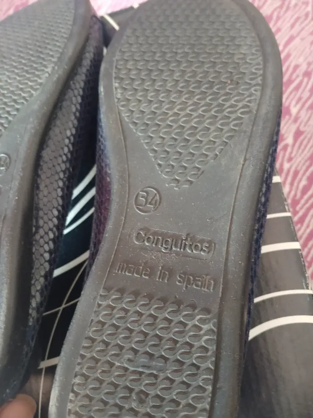 Manoleras Conguitos Azul Marino número 34