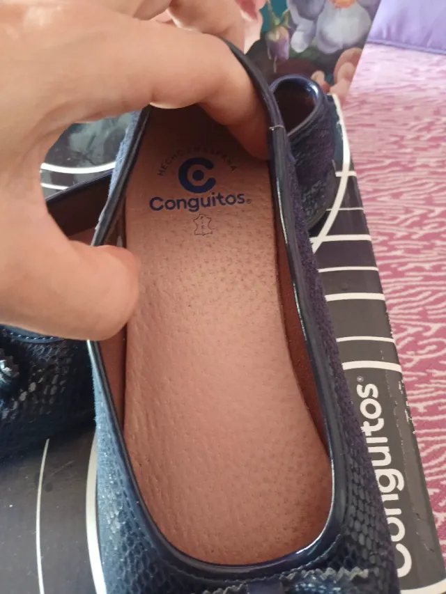 Manoleras Conguitos Azul Marino número 34